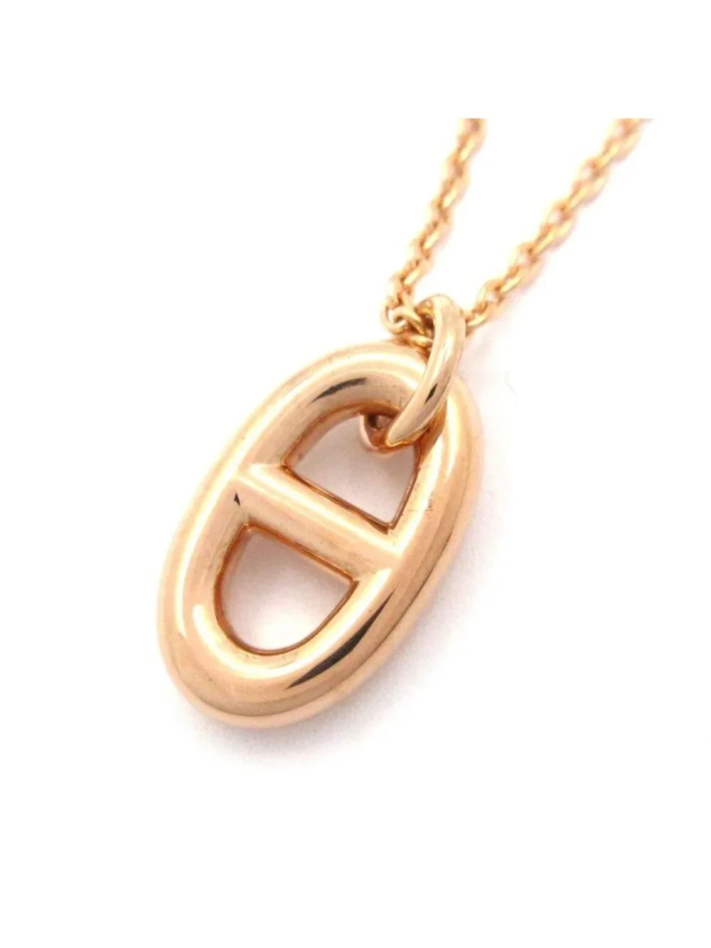 Hermes Necklace Farandole PM Chaine D'ancre 18k Pink Gold